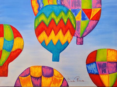 Lentävät unet -maalaus