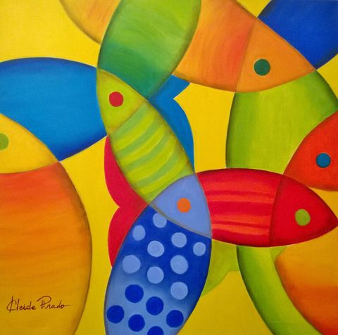 Trooppiset kalat -maalaus