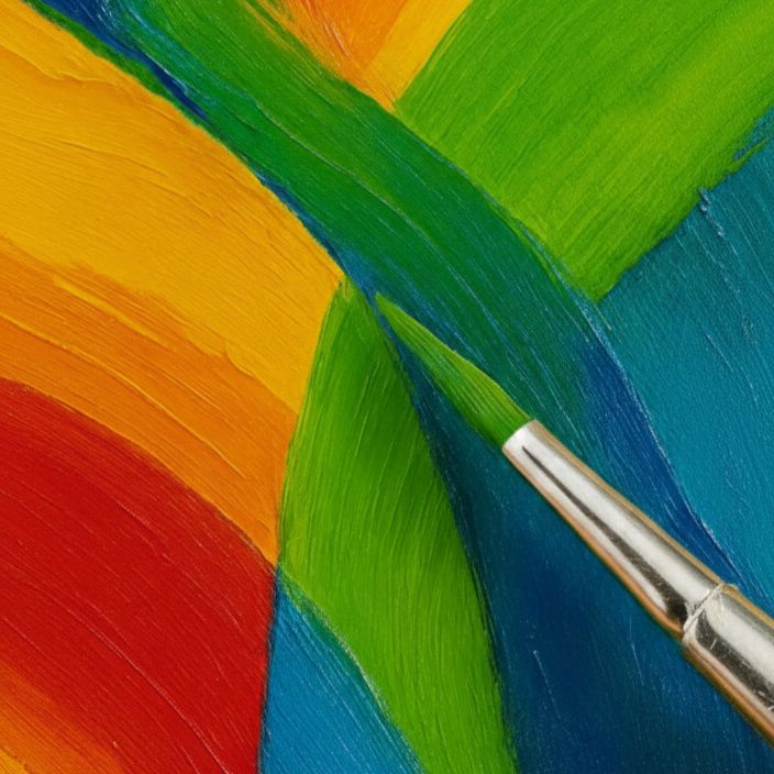 Abstract colorful paint texture